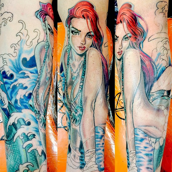 Ariel Tattoo by Jaesun Duggan